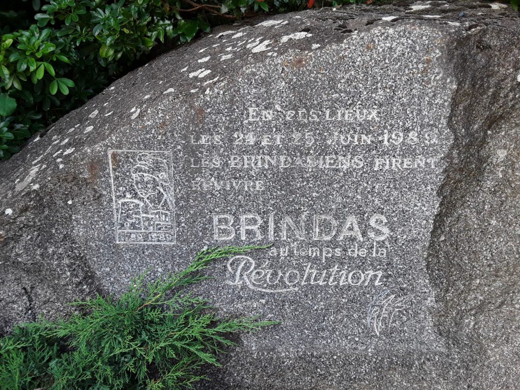 Stèle commémorative du Bicentenaire de la Révolution