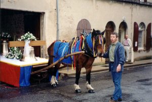 25 septembre 1999 : les cloches sur le char 25 septembre 1999 : les cloches sur le char