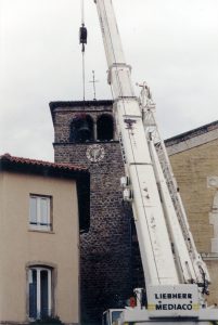27 septembre 1999 : dépose de la vieille Margherite 27 septembre 1999 : dépose de la vieille Margherite