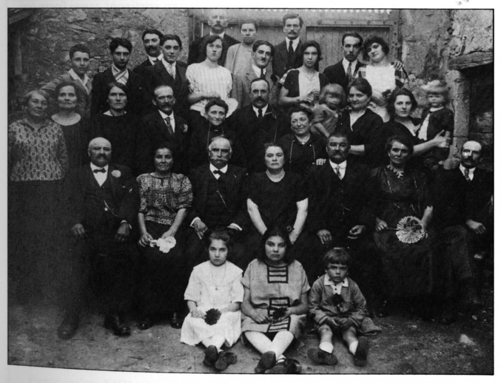 Les descendants des Benoît (autour de 1920)