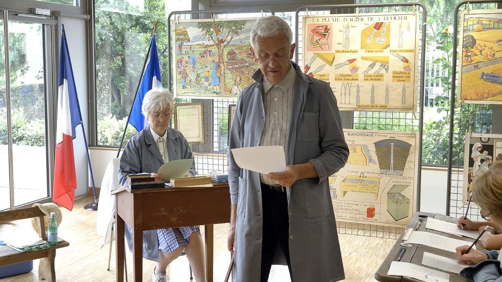 École primaire 1950s – Chantal, Philippe