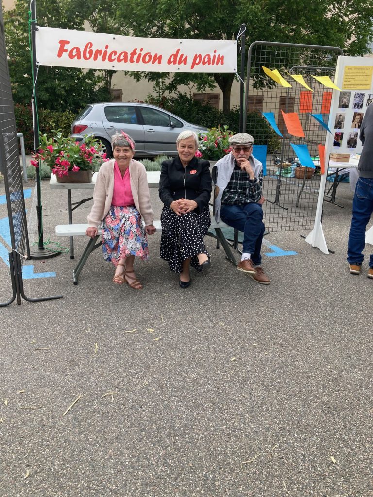 Fabrication du pain – Christiane, Nicole, Patrice