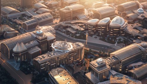 Bourg de Brindas du futur, imaginé par Adobe Firefly (IA générative)