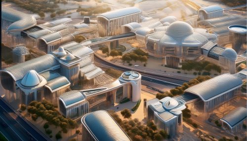 Bourg de Brindas du futur, imaginé par Adobe Firefly (IA générative)